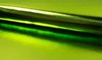 Luxury Elastic Foil LAME Dancewear Fabric Material - LIME GREEN